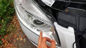 шкода фабия 2009г, 2-е поколение, делаем дальний линзованые фары