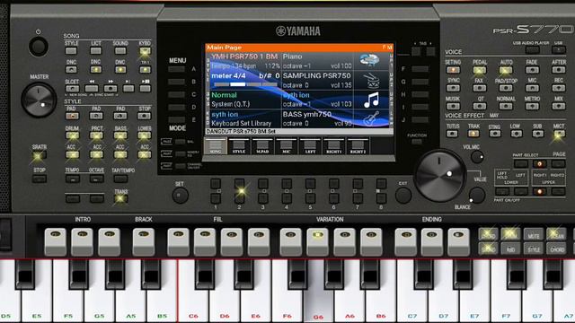 TES SEMI MANUAL PSR 750 - ORG 2020 смотреть онлайн