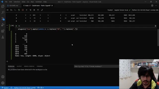 Curso de Pandas - Python (Aula 1.7) - DataFrame (e um pouco de apply e applymap) - Parte 3 смотреть онлайн