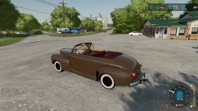 Ford Convertible - Farming Simulator 2022 [FS 22 LS 22 Car Vehicle Mod] #fs22 #ford #car #retro смотреть онлайн