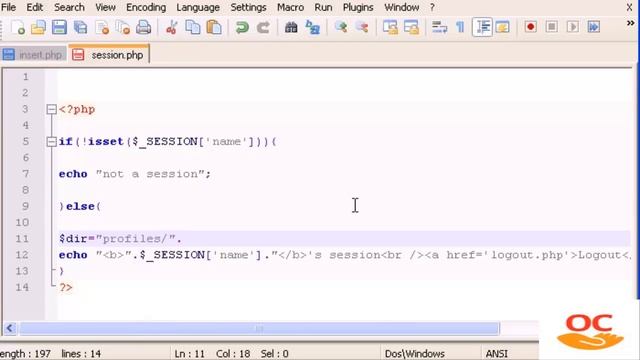 PHP Tutorial : 49 : PHP Project : how to use session picture in php : Profile Image in php : part 1 смотреть онлайн