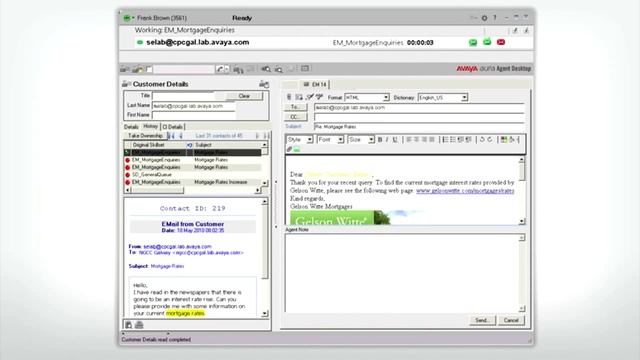 Avaya Aura Contact Center Demo смотреть онлайн