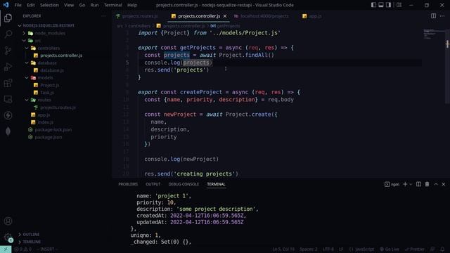 Sequelize REST API (usando Postgres) смотреть онлайн