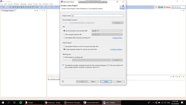 Java 1 || 0 || Install Eclipse & First Project смотреть онлайн