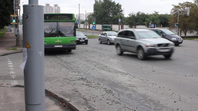Минск. Перекресток Аэродромная-Жуковского смотреть онлайн