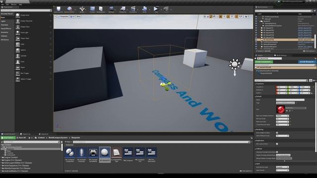 UE4/5 | Marketplace | World Compass System | Overview смотреть онлайн