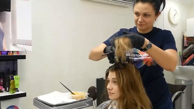 Окрашивание волос Мастер Панкратова Анастасия смотреть онлайн