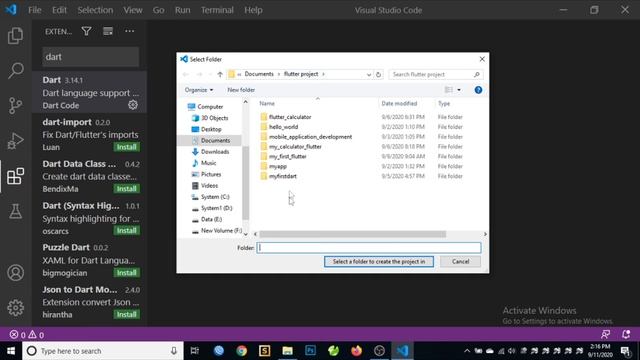 How to Create and Run Dart Application in Visual Studio Code смотреть онлайн