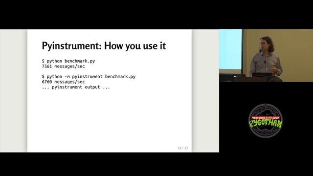 Beyond cProfile: performance optimization with sampling profilers and logging смотреть онлайн