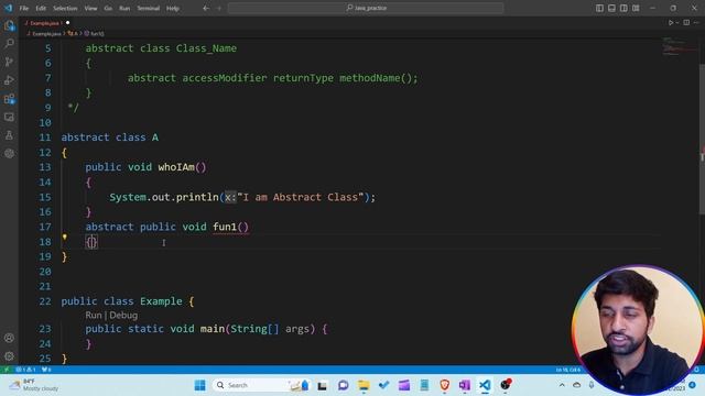 Abstract class and abstract methods in java | Part-3 смотреть онлайн