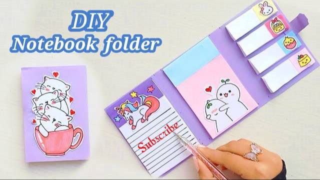 DIY NOTEBOOK FOLDER Organizer - Back To SCHOOL /how To Make Folder Organizer / Diy Organizer / DIY