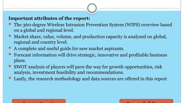 Wireless Intrusion Prevention System (WIPS) Market 2019 Precise Outlook - Cisco, IBM, Oracle смотреть онлайн