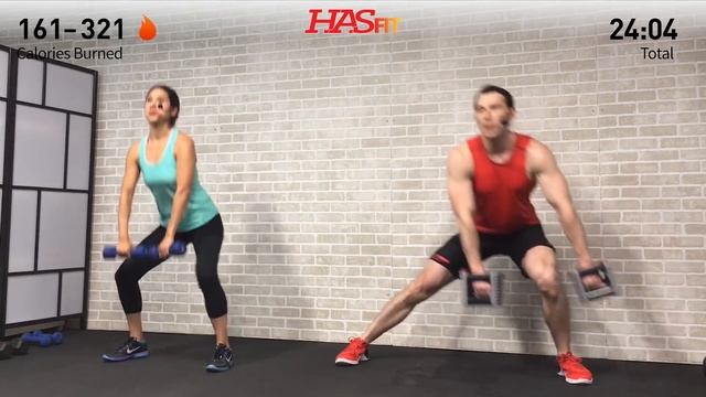 45 Min Total Body Strength Workout For Women & Men - Home Weight Training Full Body Dumbbell Workou