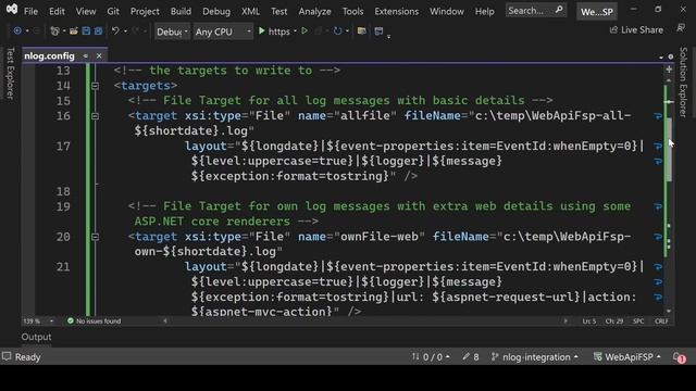 Logging in .net core with nlog смотреть онлайн