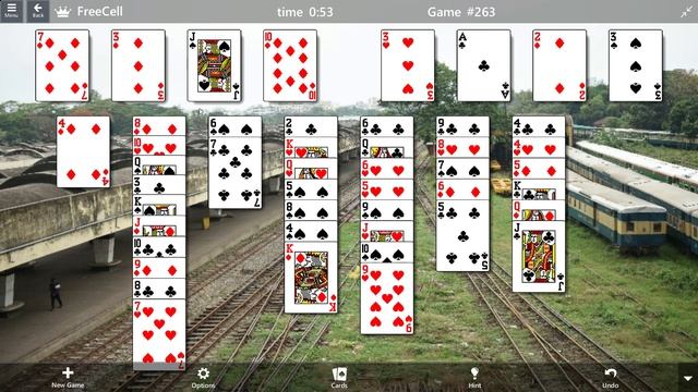 FreeCell Game #263 SOLVED Microsoft Solitaire Collection смотреть онлайн