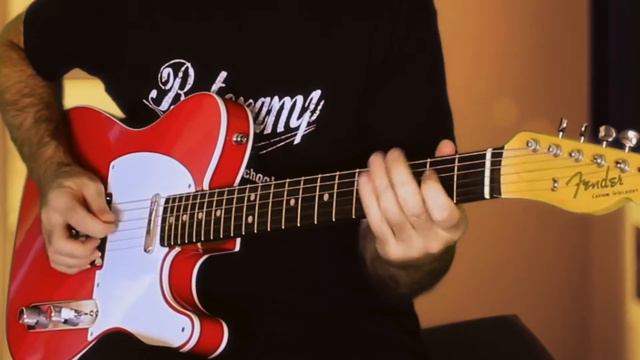 Fender American 60's original Telecaster - double & triple stops practicing смотреть онлайн