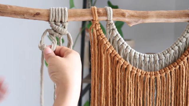 Large Macrame Wall Hanging | DIY Macrame Wall Hanging Tutorial - Part 1 смотреть онлайн