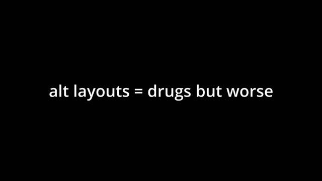 Why Alternate Keyboard Layouts Are A Waste Of Time смотреть онлайн