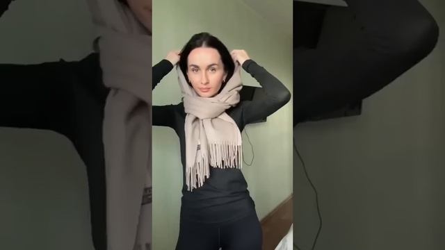 Как носить платок вместо шапкиосить платок вместо шапки смотреть онлайн