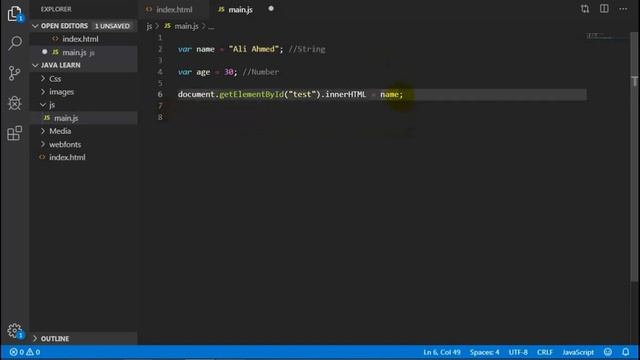 Lesson 2 | JavaScript In Front End Online By Eng/Ali Ahmed смотреть онлайн