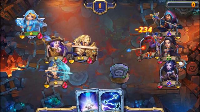 Heroes Crash: Deck Master android game first look gameplay español смотреть онлайн