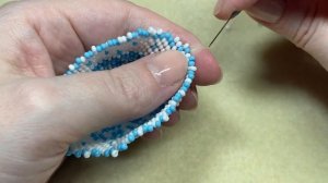 Оплетаем яйцо бисером | Часть 3 из 5