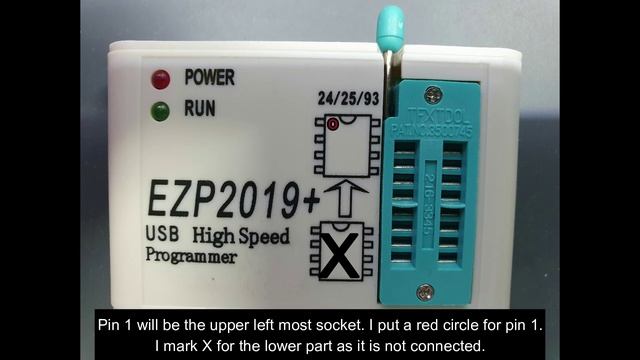 Programming BIOS without Removing the Chip using a Modified EZP2019+ with Test Clip смотреть онлайн