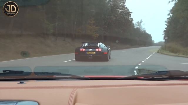 Bugatti Veyron vs Ferrari F430 JDC смотреть онлайн