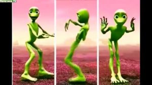 Инопланетянин танцует  Танцующий зелёный человечек   Dame tu cosita