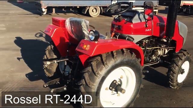 Это надо видеть, мини-тракторы Rossel в новом дизайне. смотреть онлайн