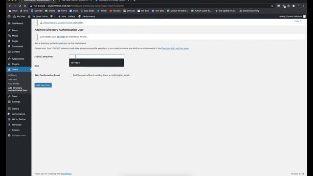 NISD Wordpress Tips - Adding Users and Changing Permissions смотреть онлайн