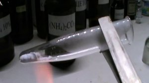 Разложение карбоната аммония