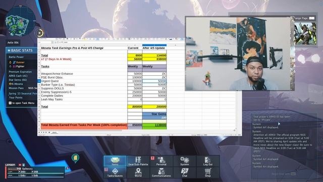 PSO2 NGS | Meseta, Star Gems & Economy: The New Daily & Weekly Tasks Format, In-Depth Guide (2023) смотреть онлайн