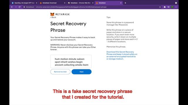 Setting up Metamask, Seed phrase management and MATIC RPC смотреть онлайн