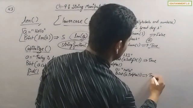 String Manipulation | Class 11 Computer Science with Python (Video 3) смотреть онлайн