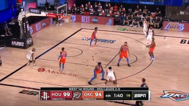 Luguentz Dort Locking Down James Harden | 2020 Playoffs смотреть онлайн