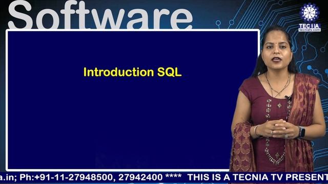 Introduction SQL | Bca 110 DBMS | Ms.Ambooj Yadav |Tias| Tecnia Tv смотреть онлайн
