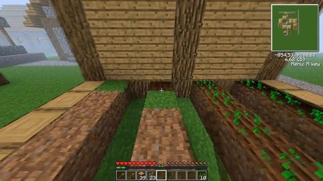 Minecraft LP Выживание в плоском мире #4 Участок выращивания смотреть онлайн