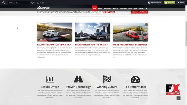 Automotive Car Dealership Business WordPress Theme Reg September смотреть онлайн