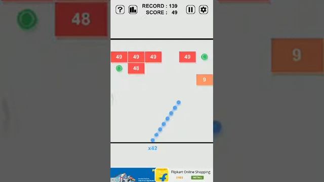 Swipe Brick Breaker game play смотреть онлайн