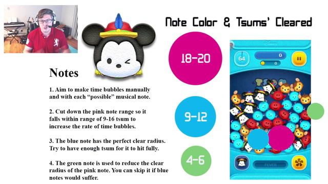 Line Disney Tsum Tsum - Conductor Mickey (lvl 15 - SL6) Tutorial! смотреть онлайн