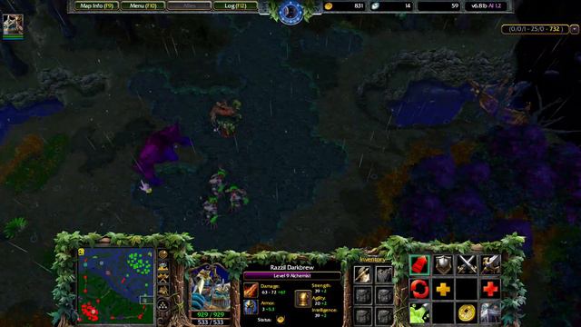 Warcraft III: REFORGED - Dota All Stars AI - 3 vs 3 Insane Difficulty - Alchemist смотреть онлайн