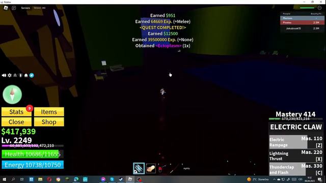 play Blox Fruit farm Soul guitar! - Roblox смотреть онлайн