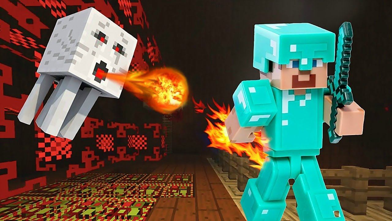 Игры minecraft - Нуб vs Гаст! Мобы Майнкрафт Сумеречного Леса! – Онлайн видео Майнкрафт прохождение смотреть онлайн