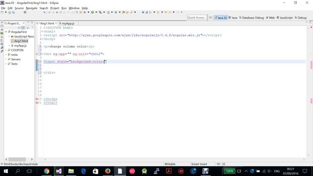 change column color AngularJS смотреть онлайн