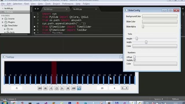 QTimeSlider PySide custom widget смотреть онлайн