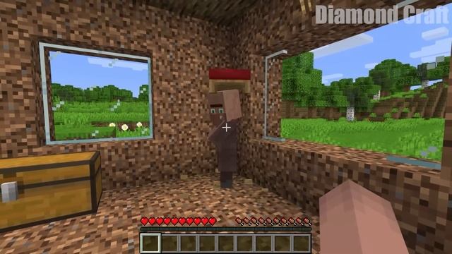 I look this BIGGEST Villager on GIANT BED in My Minecraft Village !!! New Secret Tallest Bed !!! смотреть онлайн