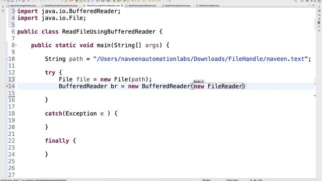 Part 4 : File Handling in Java : Read A File (FileReader, Buffered Reader, FileInputStream) смотреть онлайн