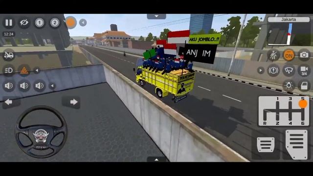 OTEWE GEDUNG DE PE ER•MOD CANTER BAWA PENDEMO•BUS SIMULATOR INDONESIA• смотреть онлайн