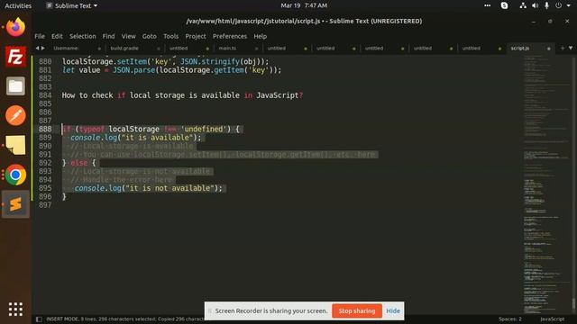 How to check if local storage is available in JavaScript? смотреть онлайн